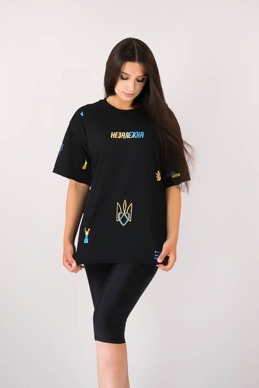 Футболка жіноча "Оversize" 150-1284Н