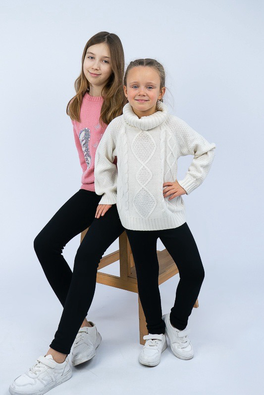 Лосини утеплені для дівчаток 300-1047