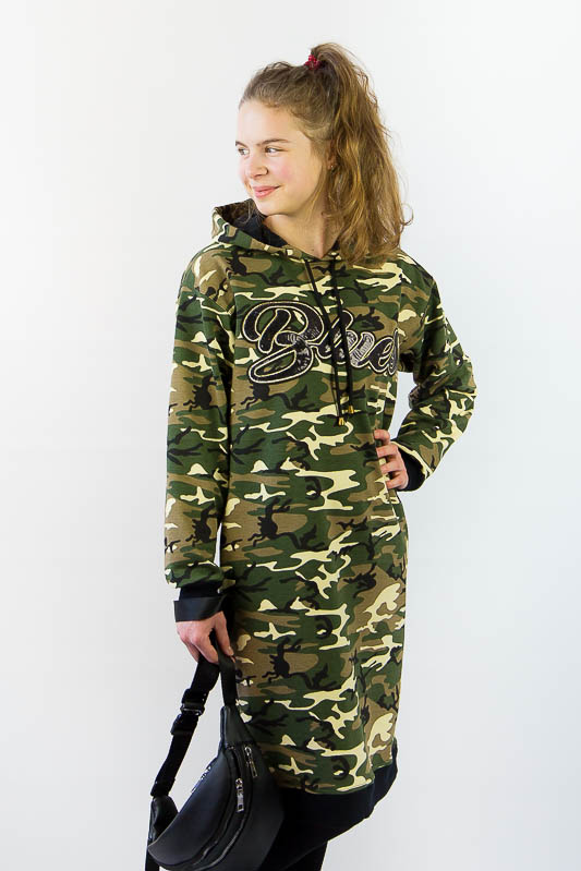 Сукня-худі для дівчинки 300-475