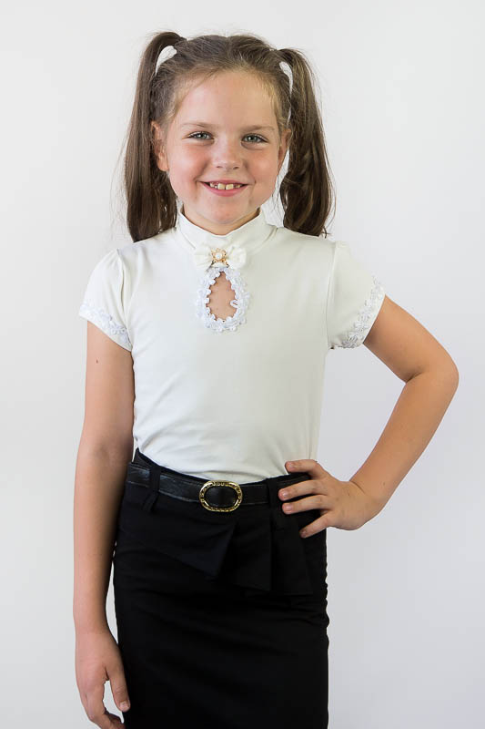 Блуза шкільна для дівчаток 503-040